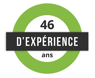 46 ans d'experience